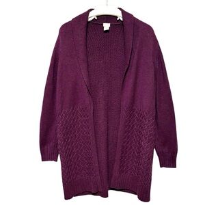 CHICO’S Open-Front Cardigan Sweater